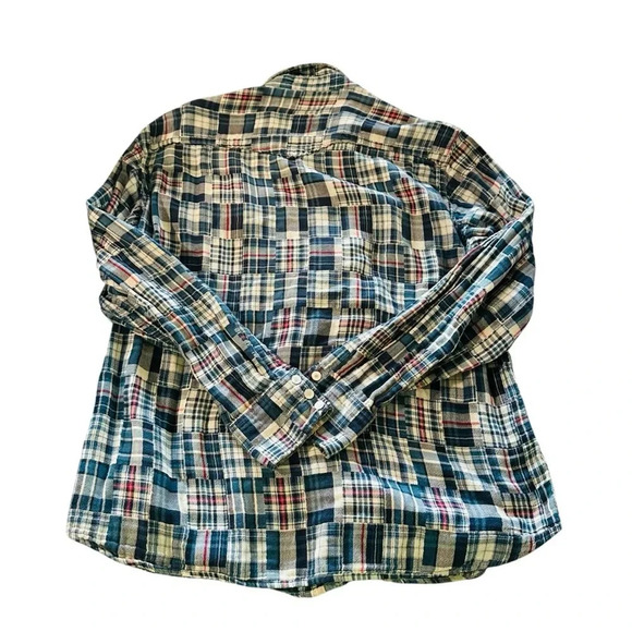 Lucky Brand women's size Large long sleeve, button down, quilted shirt - Picture 2 of 5